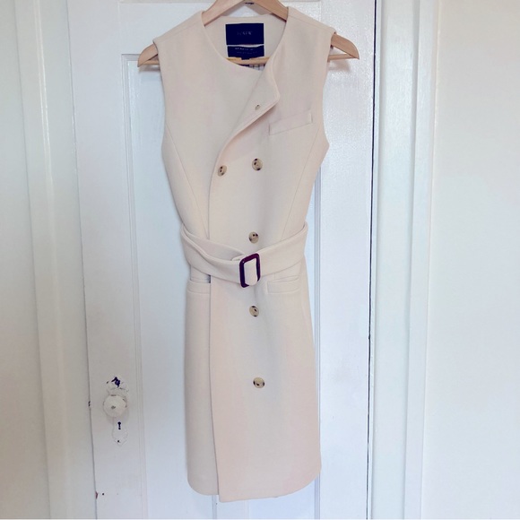 J. Crew Classic Italian Wool Sleeveless Belted Jacket / Brand new (with tags) - Picture 1 of 16